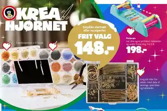 Fætter BR Smykke startsæt eller rocaiperler tilbud