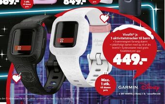 Fætter BR Vivofit® jr. 3 aktivitetstracker til børn tilbud