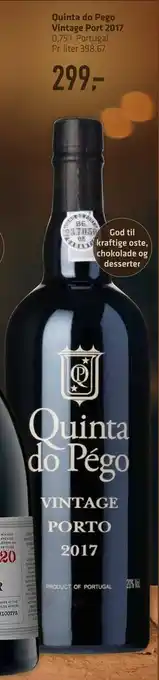 Fleggaard Quinta do pego vintage port 2017 tilbud