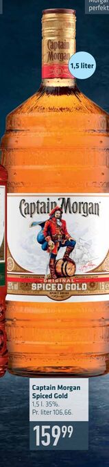 Fleggaard Captain morgan spiced gold tilbud