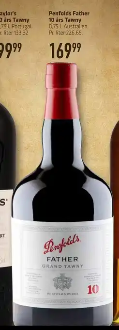 Fleggaard Penfolds father 10 års tawny tilbud