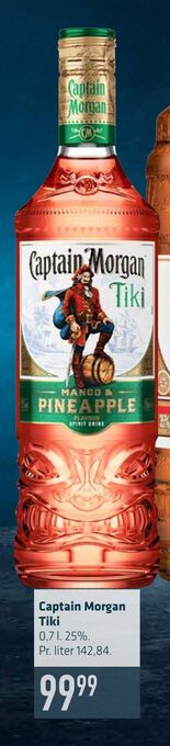 Fleggaard Captain morgan tiki tilbud