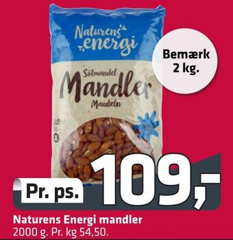 Fleggaard Naturens energi mandler tilbud