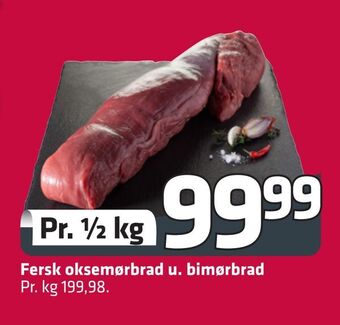 Fleggaard Fersk oksemørbrad u. bimørbrad tilbud