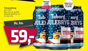 Fleggaard Tuborg julebryg tilbud