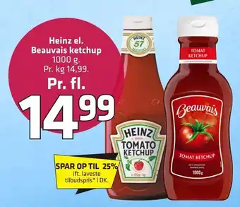 Fleggaard Heinz el. beauvais ketchup tilbud