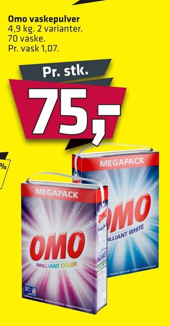 Fleggaard Omo vaskepulver tilbud