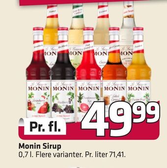 Fleggaard Monin sirup tilbud