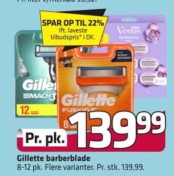 Fleggaard Gillette barberblade tilbud