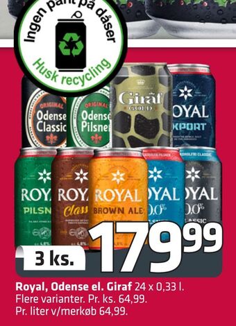Fleggaard Royal, odense el. giraf tilbud
