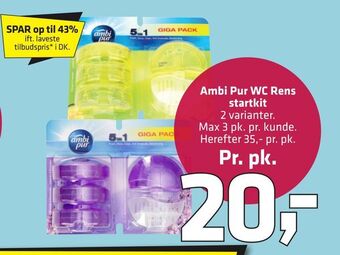 Fleggaard Ambi pur wc rens startkit tilbud