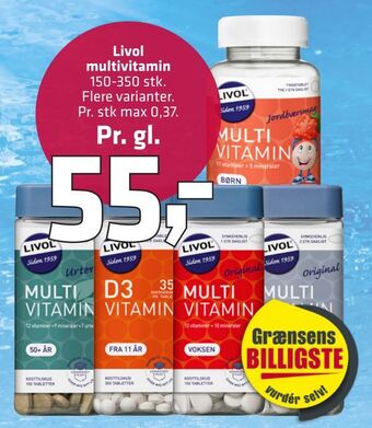 Fleggaard Livol multivitamin tilbud