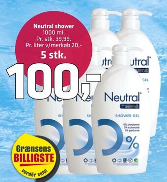 Fleggaard Neutral shower tilbud