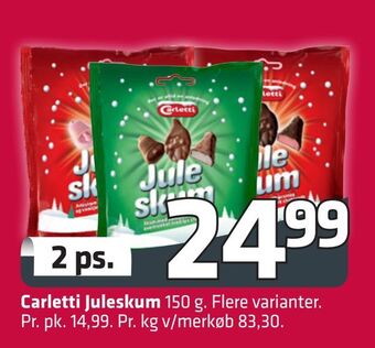Fleggaard Carletti juleskum tilbud