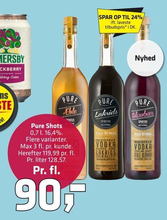 Fleggaard Pure shots tilbud