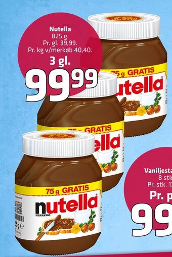 Fleggaard Nutella tilbud