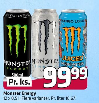 Fleggaard Monster energy tilbud