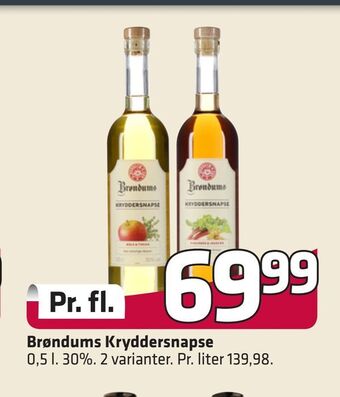 Fleggaard Brøndums kryddersnapse tilbud