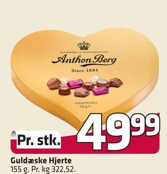 Guldæske hjerte