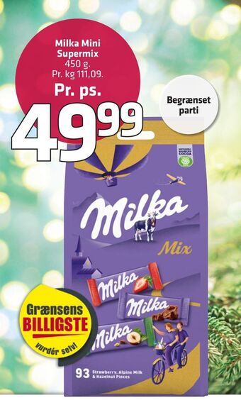 Fleggaard Milka mini supermix tilbud