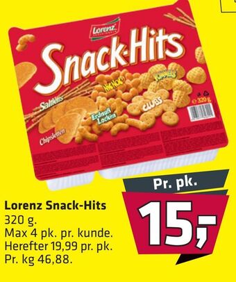Fleggaard Lorenz snack-hits tilbud
