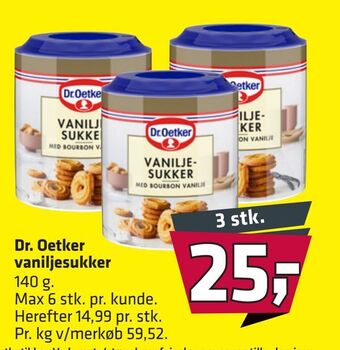 Fleggaard Dr. oetker vaniljesukker tilbud