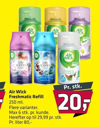 Fleggaard Air wick freshmatic refill tilbud
