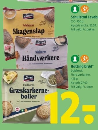 Coop 365 Hatting rundstykker tilbud