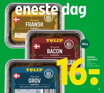 Coop 365 Bacon leverpostej tilbud