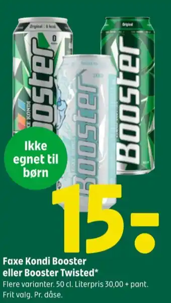 Coop 365 Booster twisted energidrik tilbud