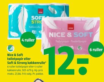 Coop 365 Soft & strong køkkenrulle tilbud