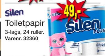 Harald Nyborg Silen toiletpapir tilbud