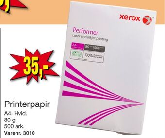 Harald Nyborg Xerox printerpapir tilbud