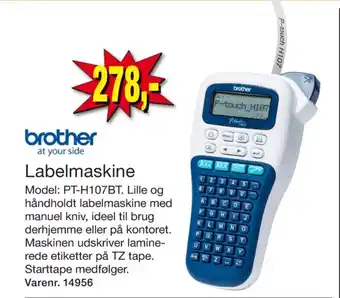 Harald Nyborg Brother labelmaskine tilbud