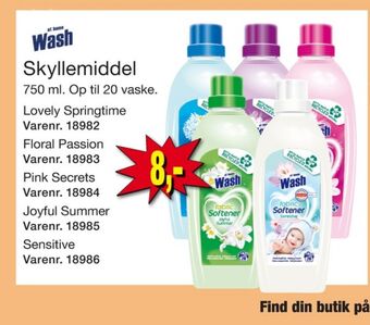 Harald Nyborg At home wash skyllemiddel tilbud