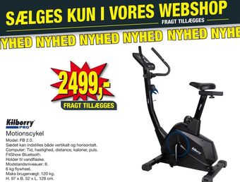 Harald Nyborg Kilberry motionscykel tilbud