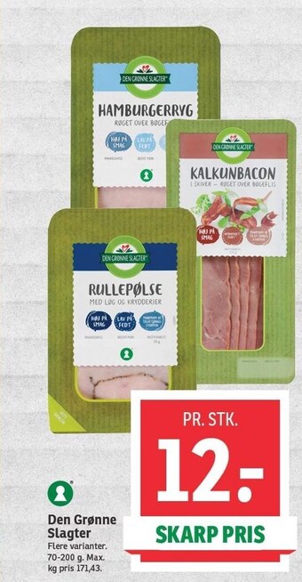 SPAR Den grønne slagter tilbud
