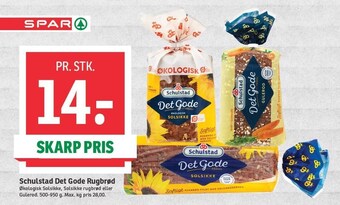SPAR Schulstad det gode rugbrød tilbud