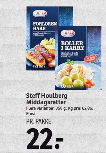 SPAR Steff houlberg middagsretter tilbud