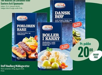 Min Købmand Steff houlberg middagsretter tilbud