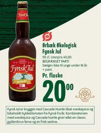 Min Købmand Ørbæk øko fynsk jul tilbud