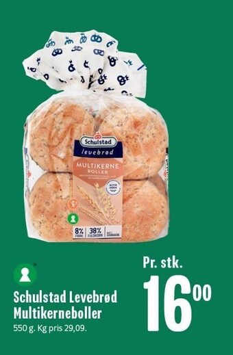 Min Købmand Schulstad levebrød multikerneboller tilbud