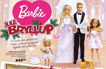 KiDS Coolshop Barbie bryllupsgavesæt tilbud