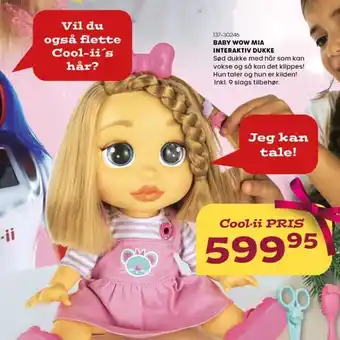 Baby wow mia interaktiv dukke