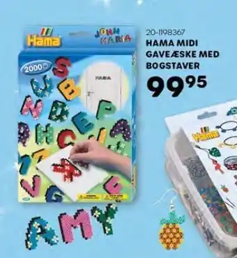 Hama midi gaveæske m. bogstaver