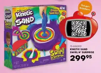 Kinetic sand swirl n' surprise