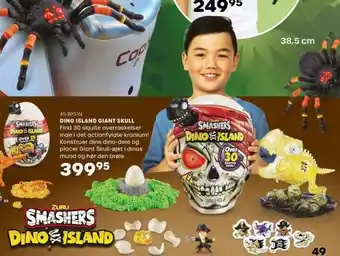 KiDS Coolshop Dino island giant skull tilbud