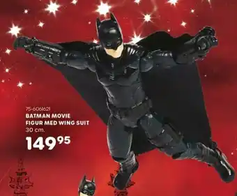 Batman movie figur med wing suit
