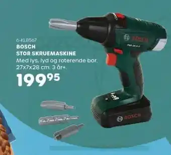 KiDS Coolshop Bosch stor skruemaskine tilbud