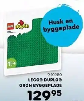 Lego duplo grøn byggeplade